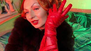 Gloves fetish ASMR (Arya Grander)