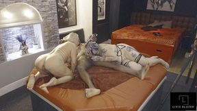 the den sees eva may and livie blainn take jay playhard in hardcore threesome