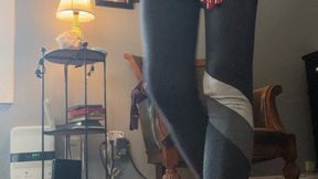 Bedroom shoe tease