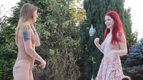 Her sexy friends dominate her on a sybian, multiple climaxes promised