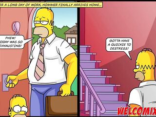Flandis ripped the sweetheart's booty! Simpsons porn cartoons