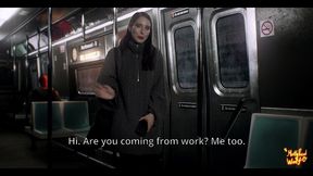 beautiful stranger sucked me in train - mollyredwolf