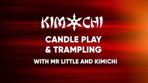 Candle Play and Trampling with Mr Little and Kimichi