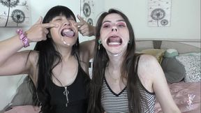 ziva fey - extreme hollering hooting silly faces with ondrea lee