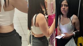 i went shopping with my stepcousin and we ended up fucking in exchange
