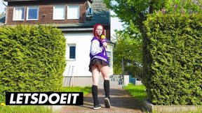 Jezzicat Succumbs to Older German Partner's Desire - LETSDOEIT