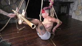 The Maya 72h nonstop Extreme Bondage Challenge - Chapter 22 - Full hour Predicament with Rija - Full Clip wmv HD