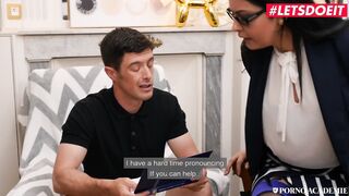 PORNO ACADEMIE - mom Librarian Gets Caught And Pounded Into The Booty By The Principal - LETSDOEIT