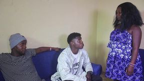hot torrid anal fuck this rainy morning in cameroon between two neighbors and a neighbor who in the scorching cold is deviated by her neighbors. sex and pleasure with sharing sexual information of be