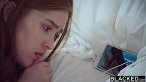 Dreams come true! Ginger model tries her 1s BBC in passionate interracial sex