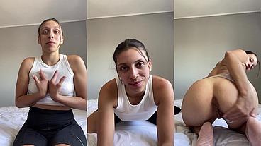 POV dildo blowjob after telling you how your girlfriend cheats on you!