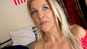 Naughty&#x1F608; grandma Nikyta exposes her seasoned booty for your dirty eyes, first time on camera, baby!