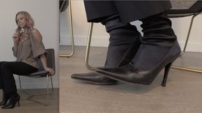 TOE HEEL TAPPING DEE - ASMR, tapping on the floor, Heels - MP4