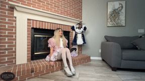 Lady Sara gives American Sissy Sasha a Good Going Over (1080p)