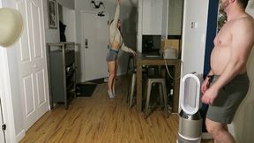 Asking my maid to kick me in the balls