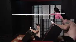 Dyanna Crush on Her Slave Groin in Boots! Picture in the Picture!