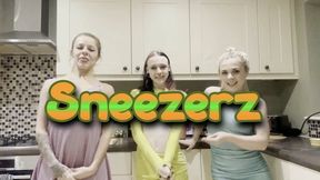 three brits sneeze before night out