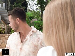 VIXEN Tiny Cutie Stefany Kyler Rides His Penis in Steamy Poolside Sex