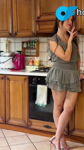 Memorable moment from &quot;Italian brunette milf cheats on her husband with plumber and gives him a blowjob and fucks hard&quot;