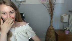 Sera Has Erotic Chat in Her Room
