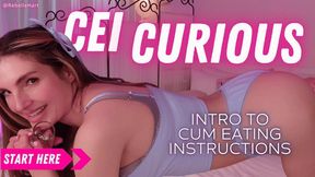CEI Curious - Intro to Cum Eating Instructions with Rebelle Hart