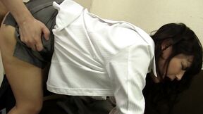 Blowjob from Japanese Chihary Nakai and passionate sex
