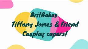 BritBabes Tiffany James and Friend - Cosplay capers