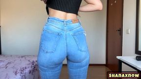 tight jeans fetish mommy role play tiny man in my pants