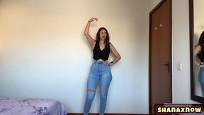 tight jeans fetish mommy role play tiny man in my pants