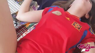 Spaniard Vulgar Eighteen helps him to lost his virginity ( Jizzed )