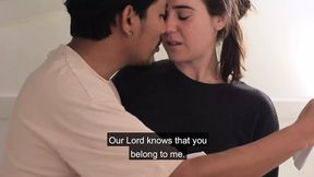 Sexy scene unfolds during script rehearsal - roomies get horny🥵, get down, get naked