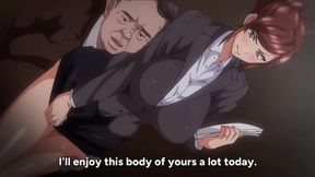 Office Domination: explicit hentai scene