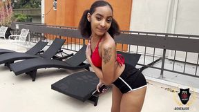 gianna spade got bbc! sexy neighbor got facialized by rome major!