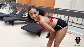 gianna spade got bbc! sexy neighbor got facialized by rome major!