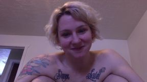 Toy Show in Nude with Tattoos