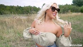Little Louise's a shameless MILF with pierced nipples