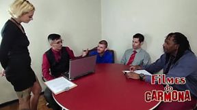 Company marks profit with employee group sex party