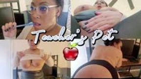 Teacher's Pet: Thick Ebony POV Fuck