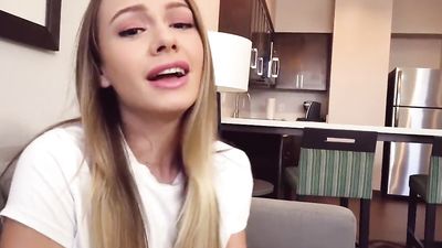 FILF - Stepdaughter Naomi Swann wants Stepdad to Give her her first Orgasm