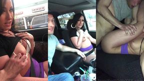 jennifer white fucks a stranger from a gas station in her car