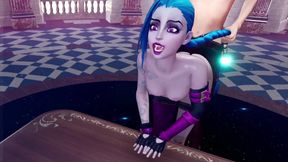 Fucking Jinx from behind - League of legends: 3D Porn Parody