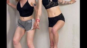 Extreme Double Trample Foot Gag Finisher