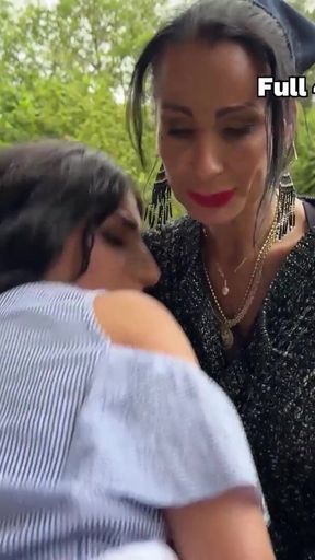 Iconic moment from &quot;HUNT4K. POV sex with a hot brunette, her family caught us&quot;