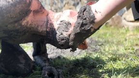 Feast on our filthy footwear fetish, every last crumb and grime, savor the stench