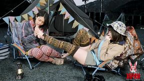 Wet Socks, Toes Soaked in Saliva – Saku Kurosaki Surrenders to Fuka Nagano’s Foot Scent