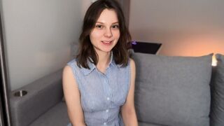 She Decided to Make Porn. First Casting for a Cute 19 year old Amateur