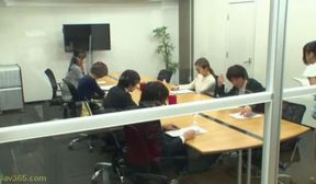 Beautiful Japanese Girls Enjoying Hardcore Sex In The Office Video