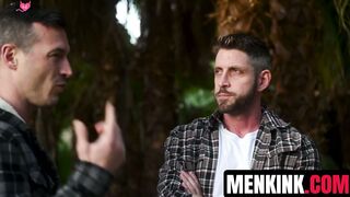 Johnny Ford turns hiker Derek Kage into his savage bondage fucktoy