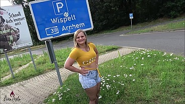 Notgeil auf der Autobahn! Spontan auf Sexparkplatz angehalten!