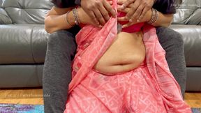 Romantic Indian Couple - Hot and Sensual Romance - Wife’s Saree Stripped off